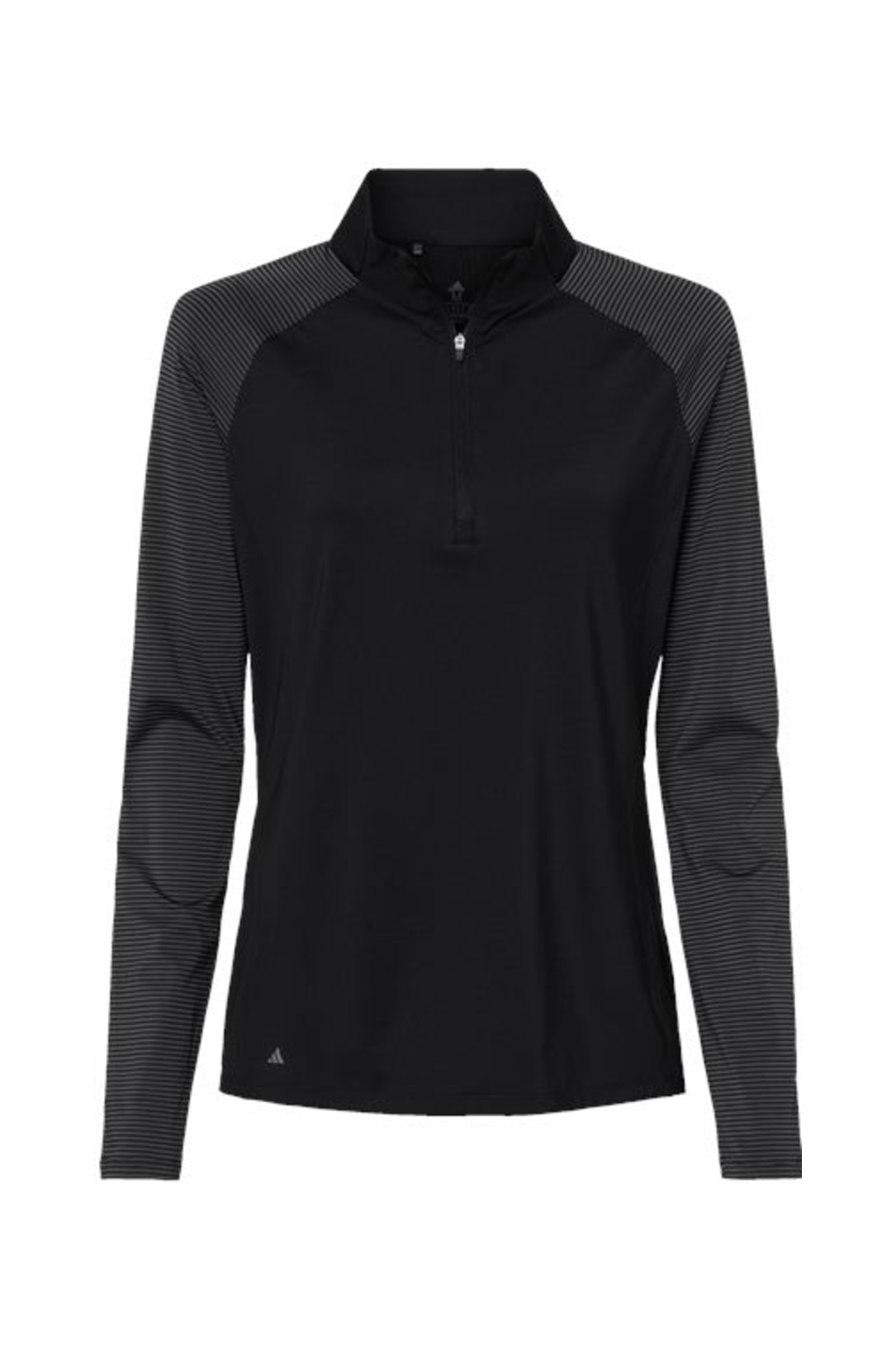 Adidas Women's Stripe Block Quarter-Zip Pullover