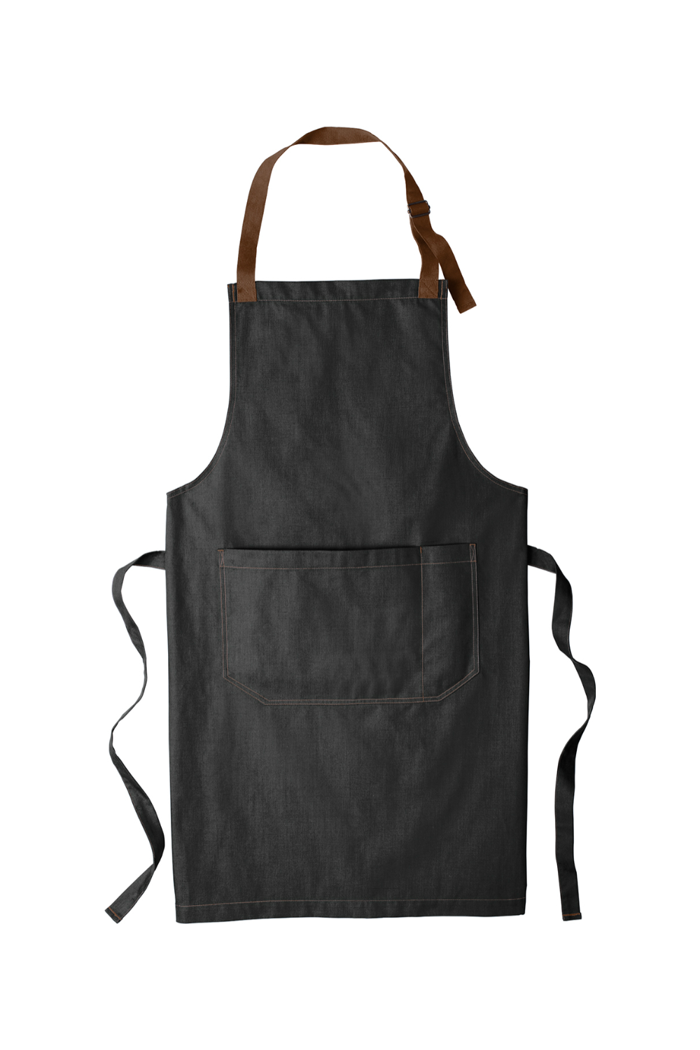 Port Authority Market Full-Length Bib Apron in Dark Midnight