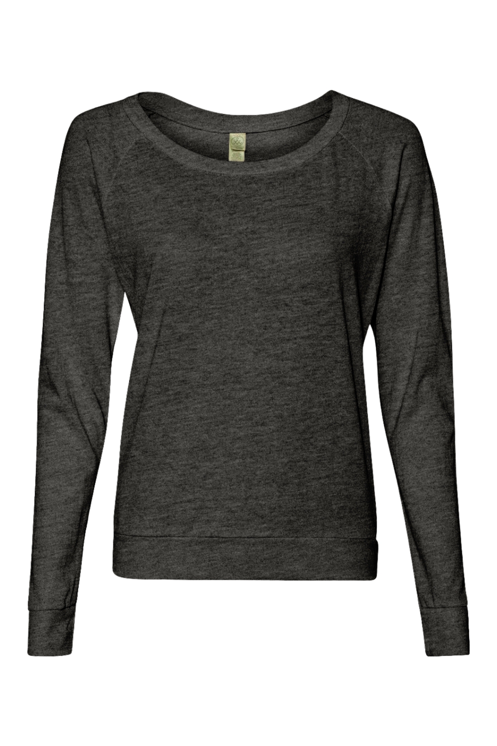 Alternative Women's Eco-Jersey Slouchy Pullover in Eco Black