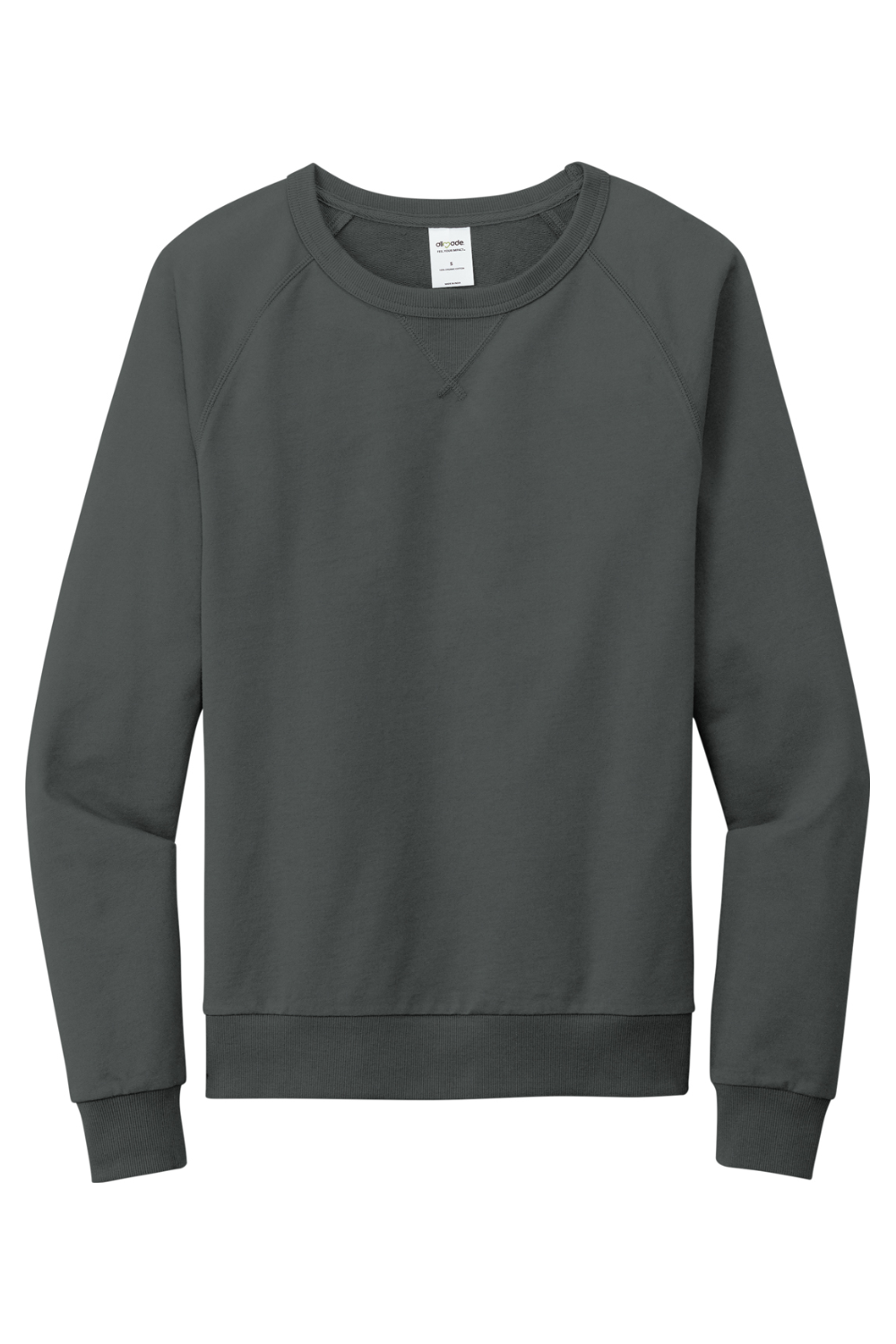 Allmade Unisex Organic French Terry Crewneck Sweatshirt in Terrain Grey