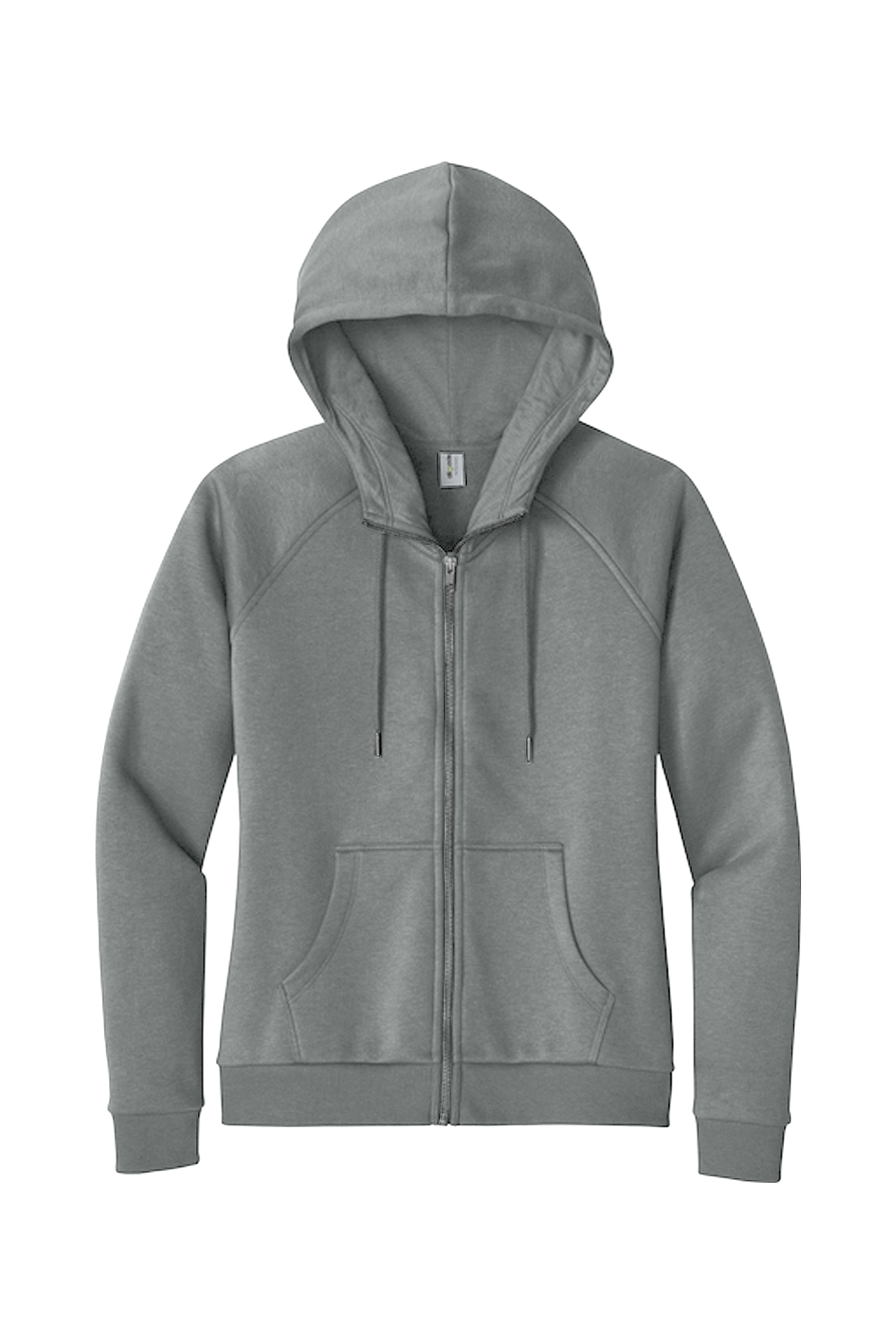 Allmade Women's Organic CVC Fleece Full-Zip Hoodie