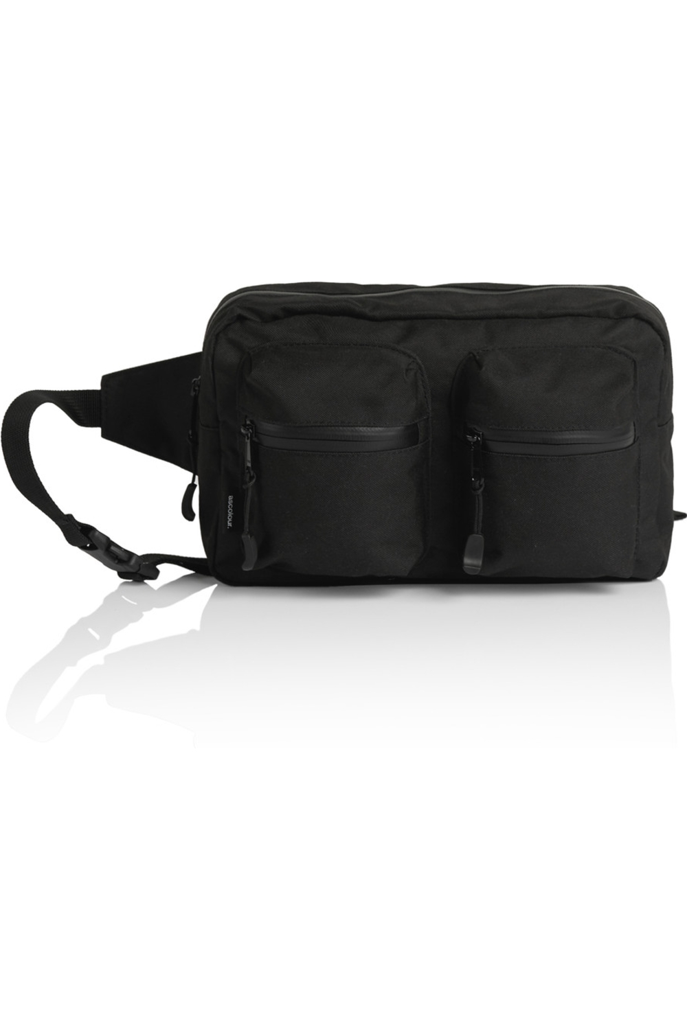 AS Colour Recycled Double Waist Bag in Black
