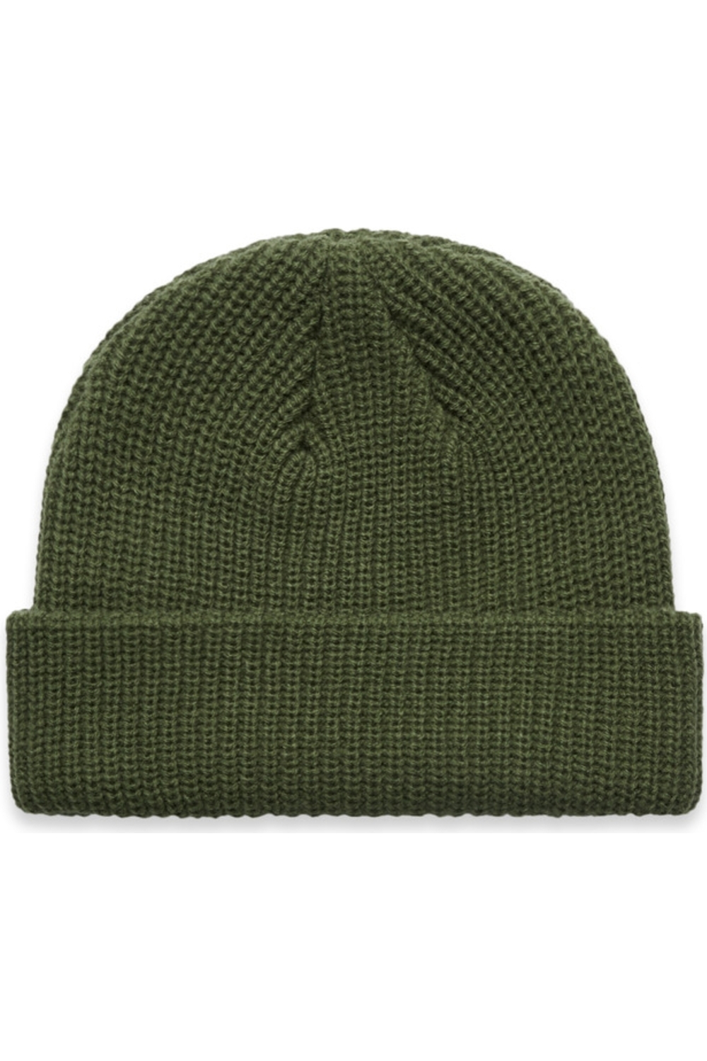 AS Colour Cable Beanie in Army