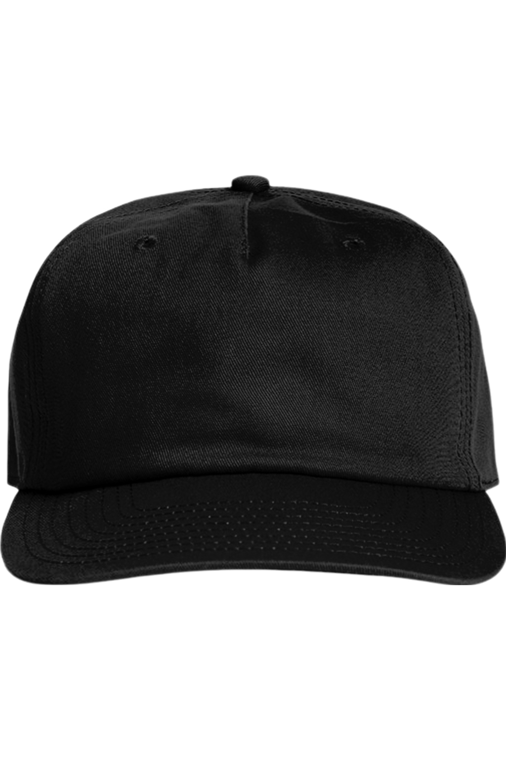 AS Colour Class Five Panel Cap in Black