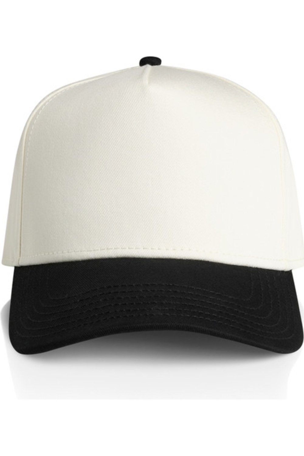 AS Colour Frame Two-Tone Cap in Natural/ Black