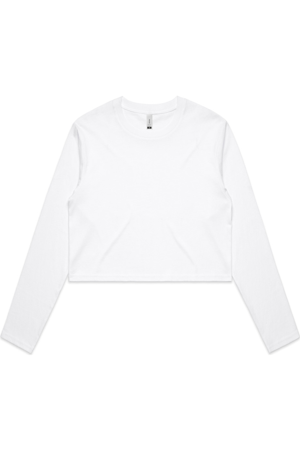 AS Colour Wo's Crop Long Sleeve Tee in White