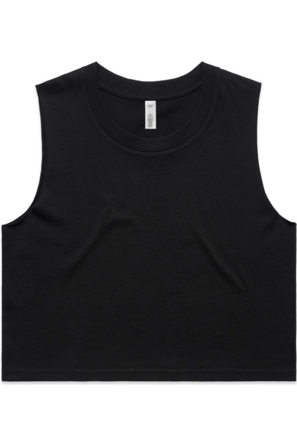 AS Colour Womens Crop Tank in Black