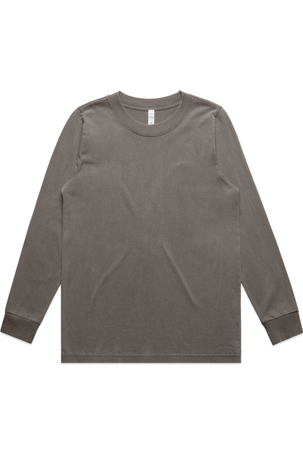 AS Colour Wo's Heavy Faded L/S Tee in Faded Grey