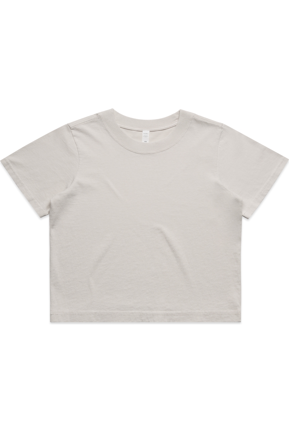 AS Colour Wo's Heavy Faded Crop Tee in Faded Bone