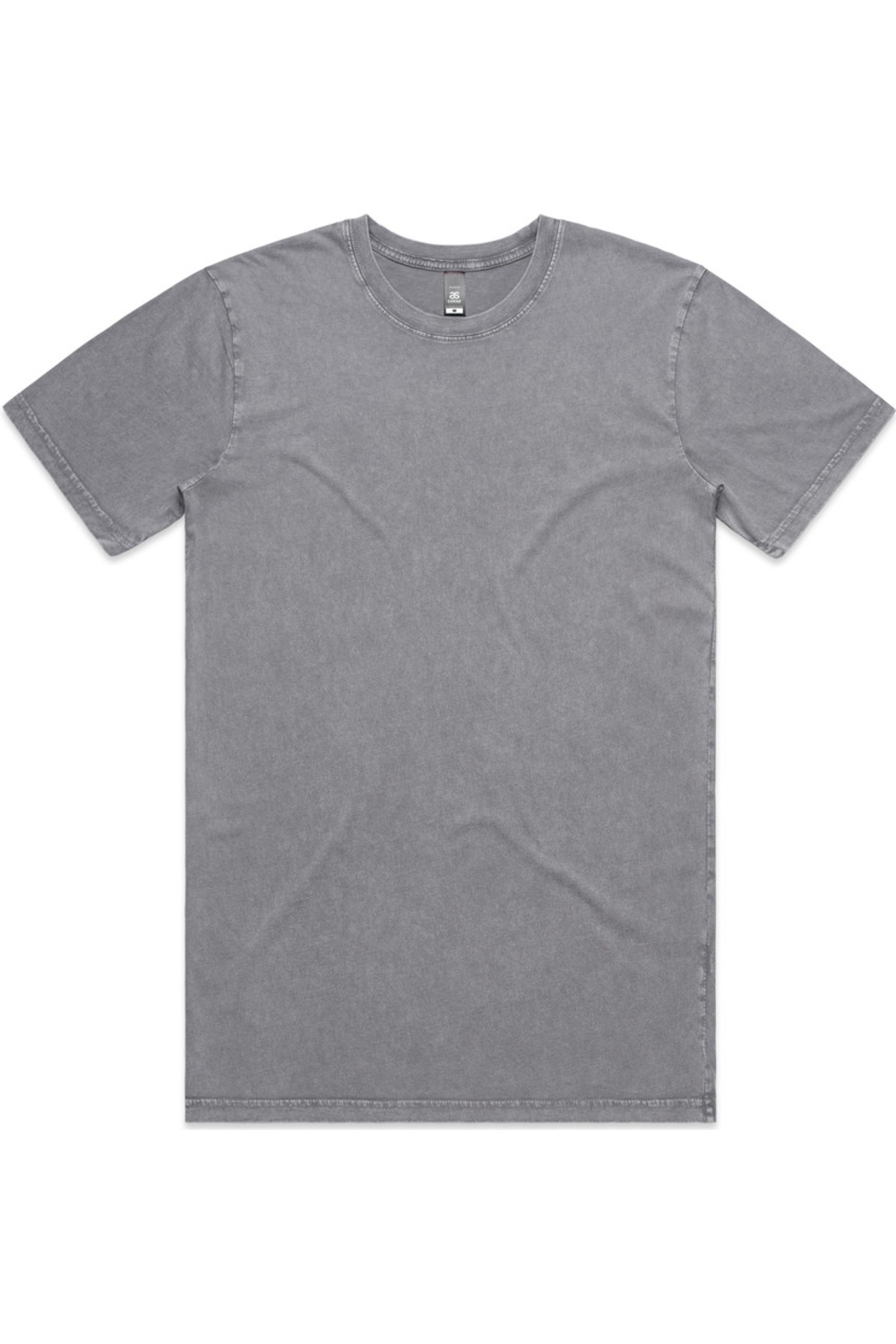 AS Colour Staple Stone Wash Tee in Ash Stone