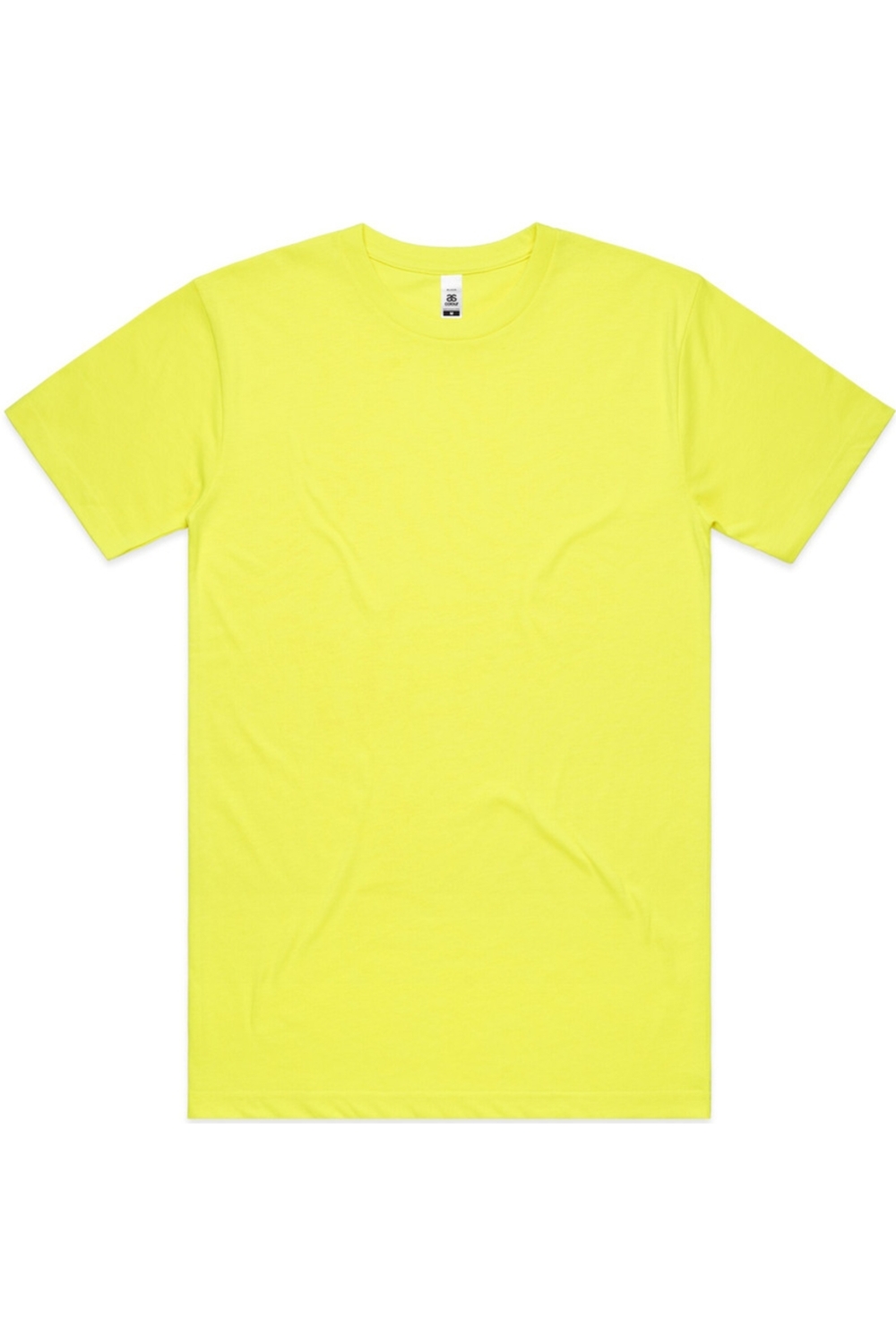 AS Colour Block Safety Tee in Safety Yellow