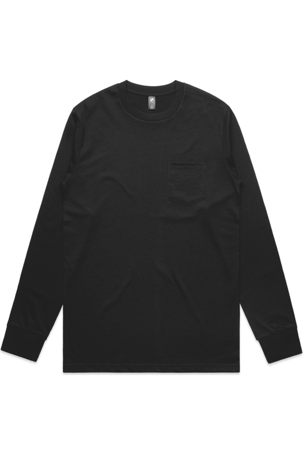 AS Colour Classic Pocket L/S Tee in Black