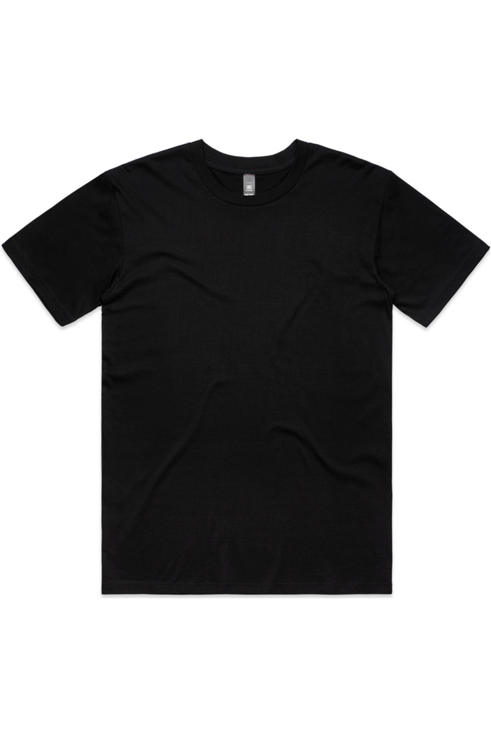 AS Colour Staple Minus Tee [-2"] in Black