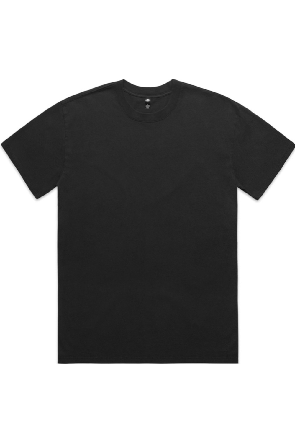 AS Colour Mens Heavy Faded Tee in Faded Black