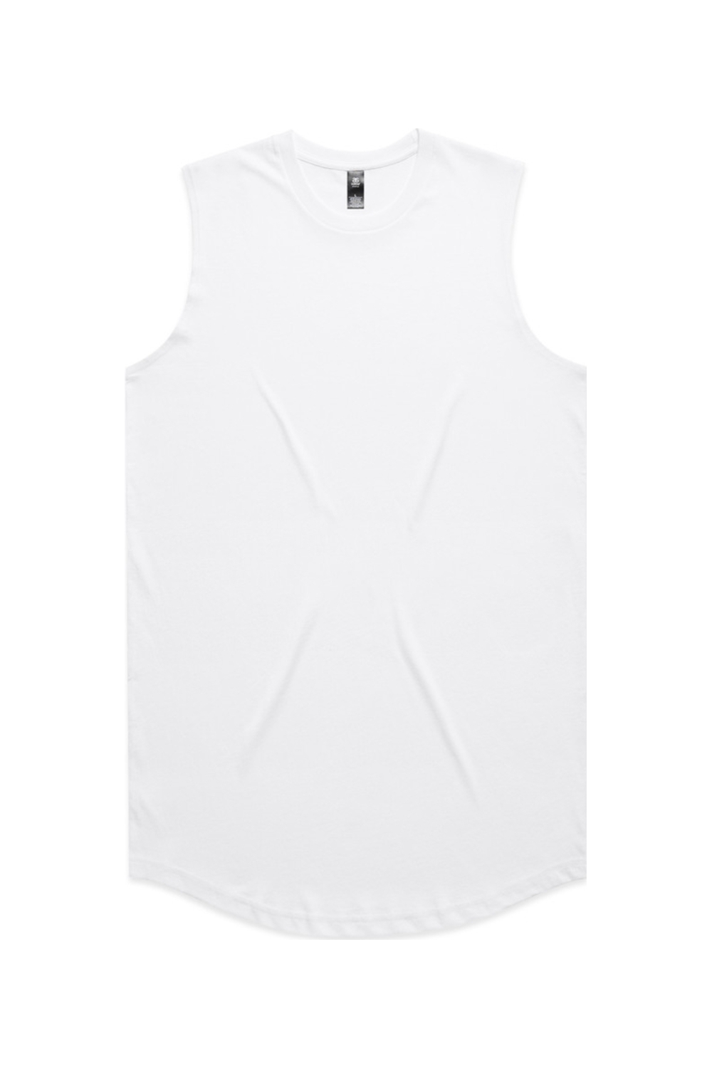 AS Colour Staple Curve Tank in White