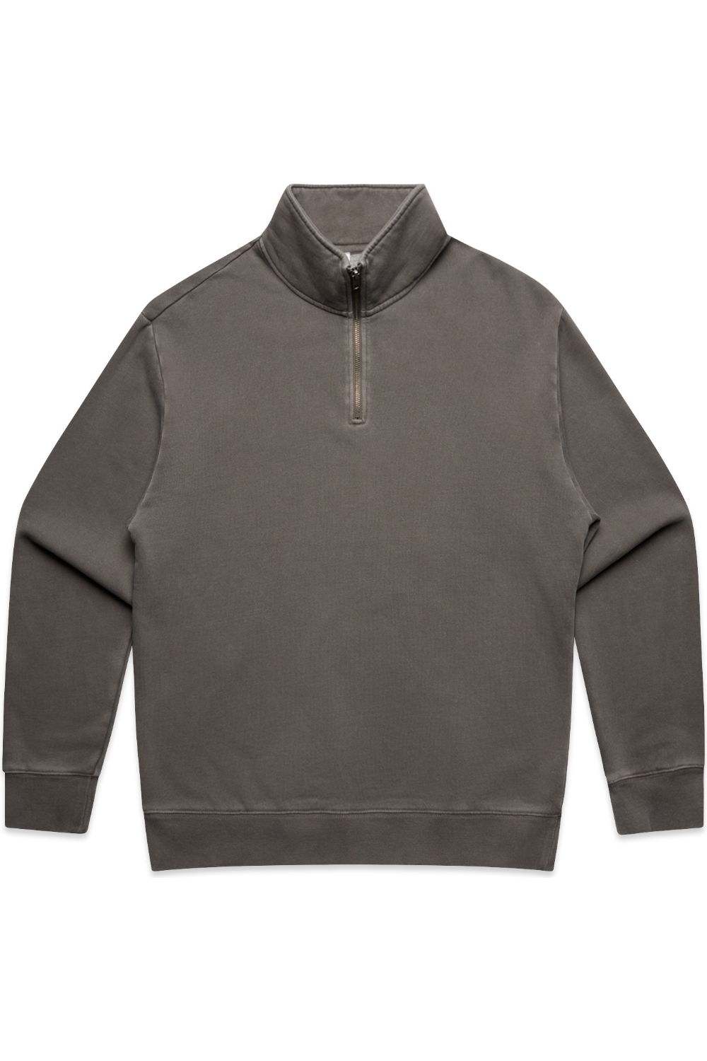AS Colour Relax Faded Half Zip in Faded Grey