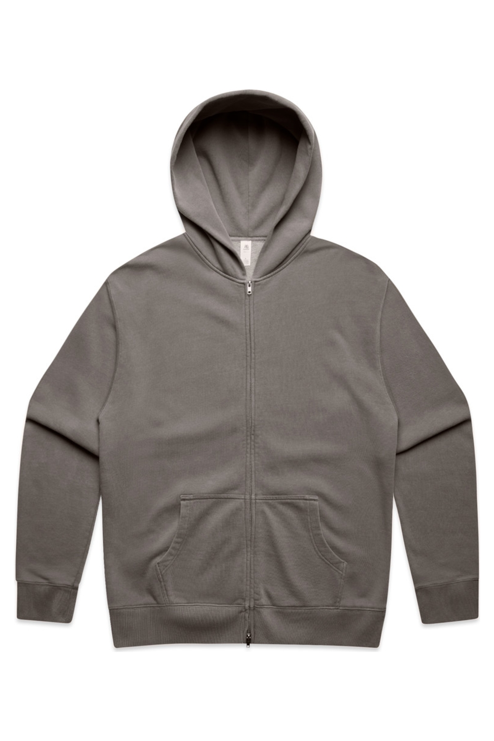 AS Colour Relax Faded Zip Hood in Faded Grey