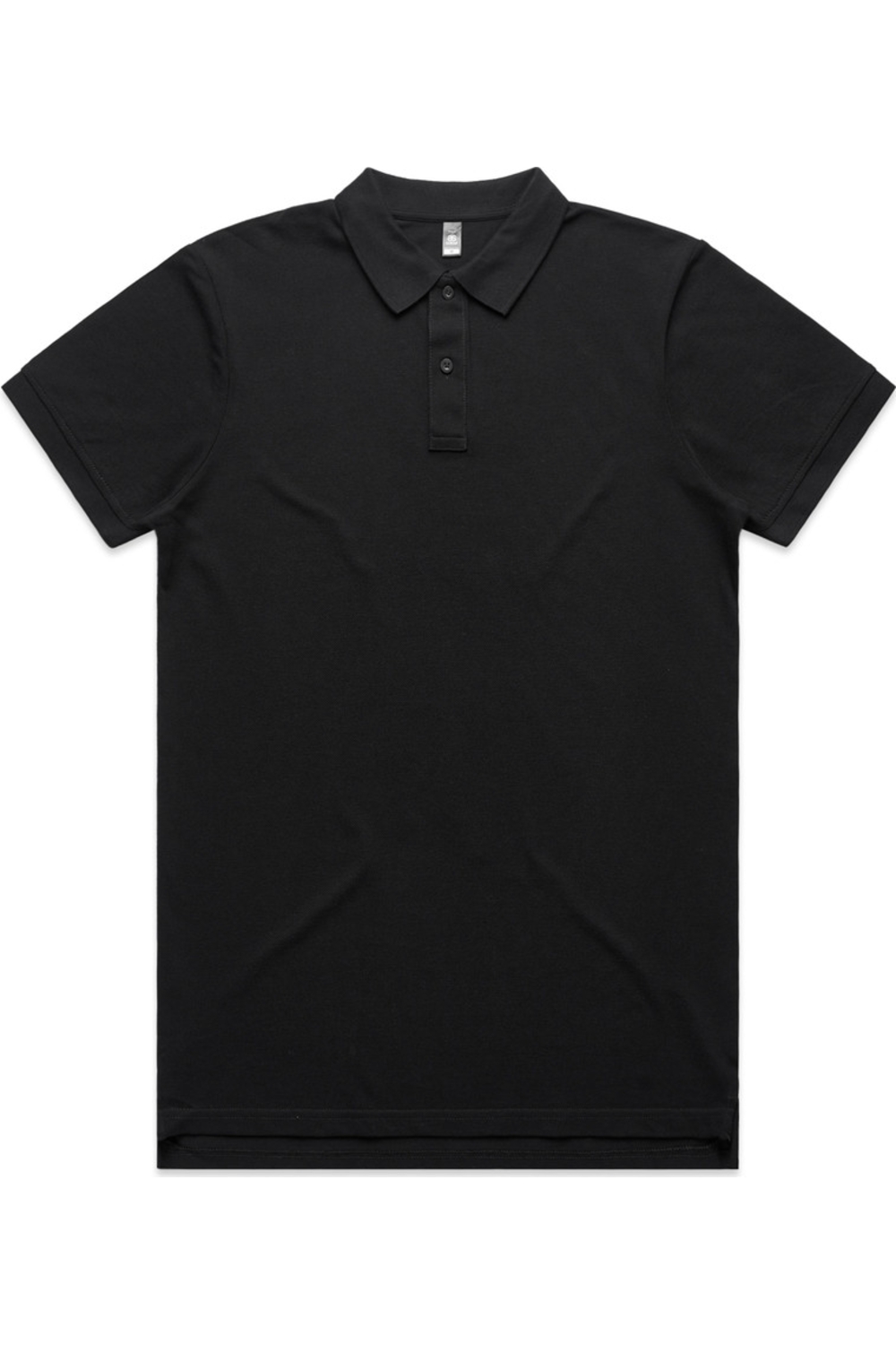 AS Colour Mens Pique Polo in Black