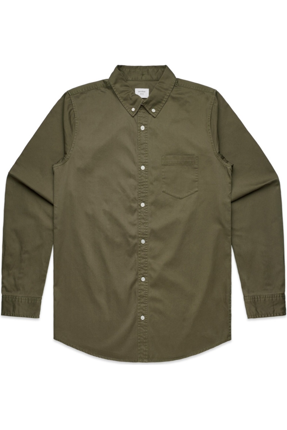 AS Colour Denim Wash Shirt in Army