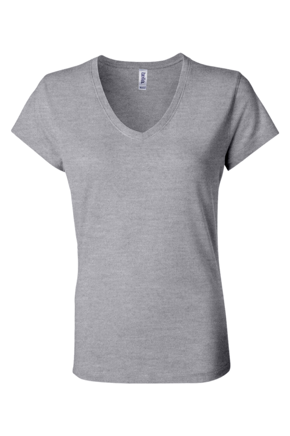 Bella + Canvas Women’s Jersey V-Neck Tee in Athletic Heather