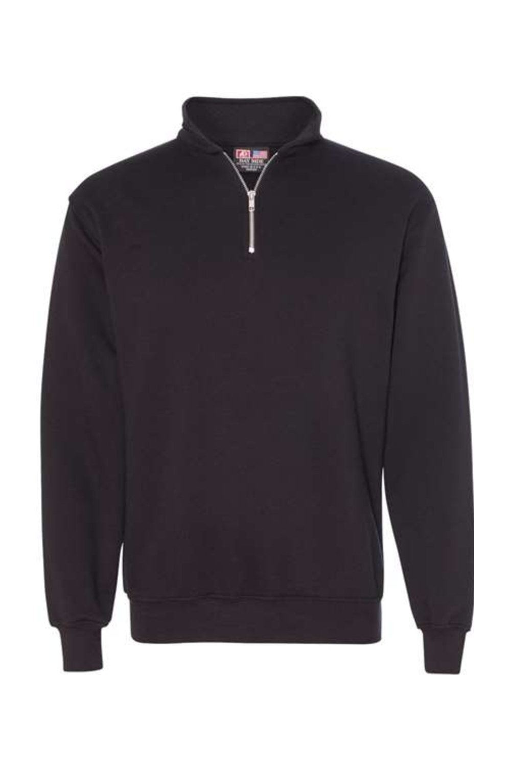 Drop Ship Bayside USA-Made Quarter-Zip Pullover Sweatshirt