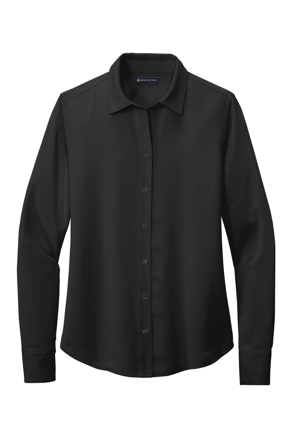 Brooks Brothers Women's Full-Button Satin Blouse