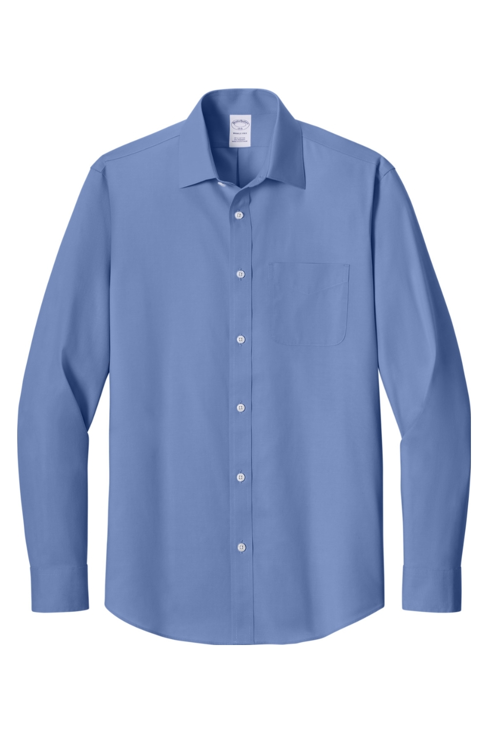 Brooks Brothers Wrinkle-Free Stretch Pinpoint Spread Collar Shirt