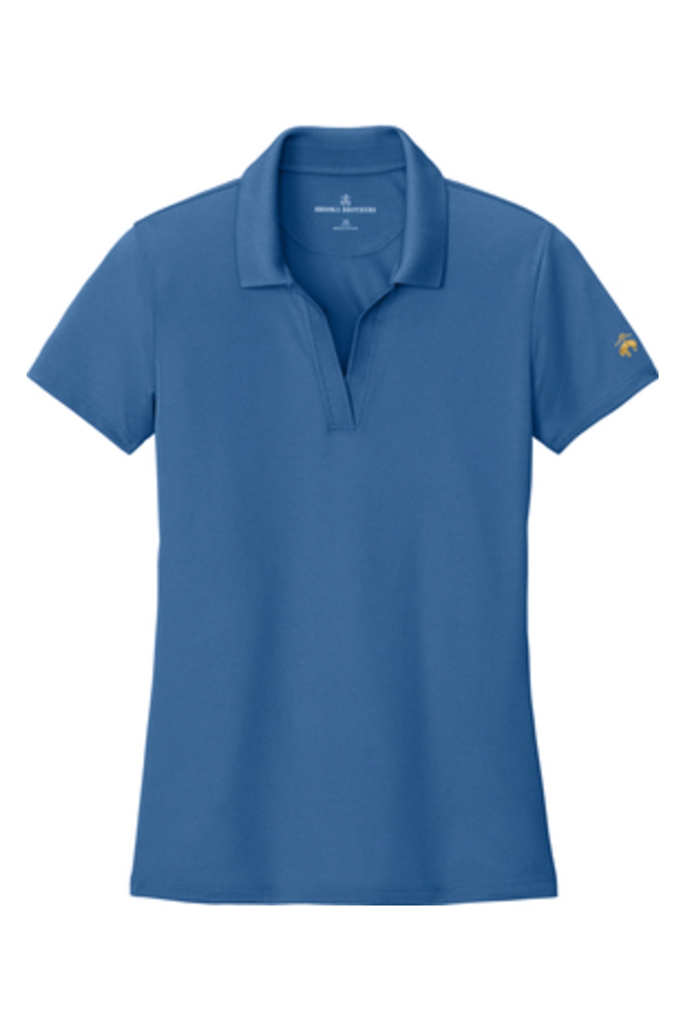 Brooks Brothers Women's Mesh Pique Performance Polo in Charter Blue