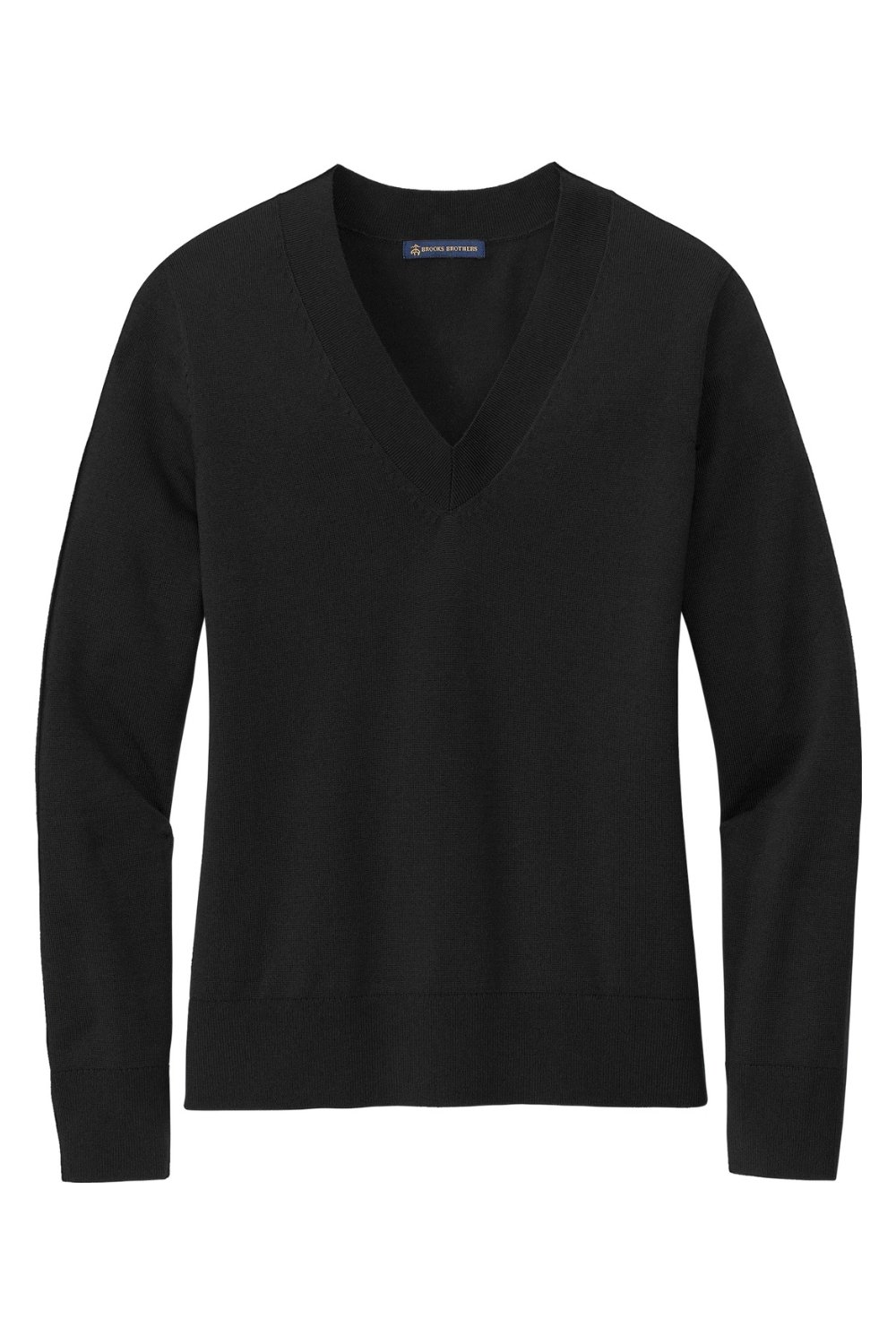 Brooks Brothers Women's Cotton Stretch V-Neck Sweater