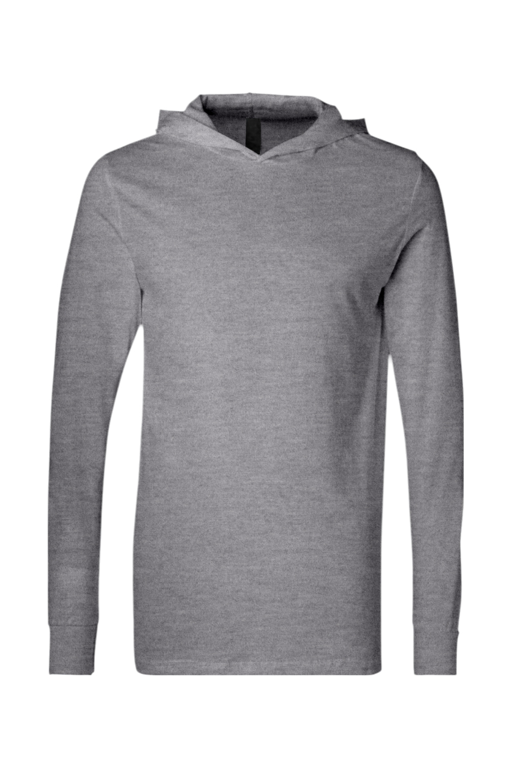 BELLA+CANVAS Unisex Jersey Long Sleeve Hoodie in Deep Heather