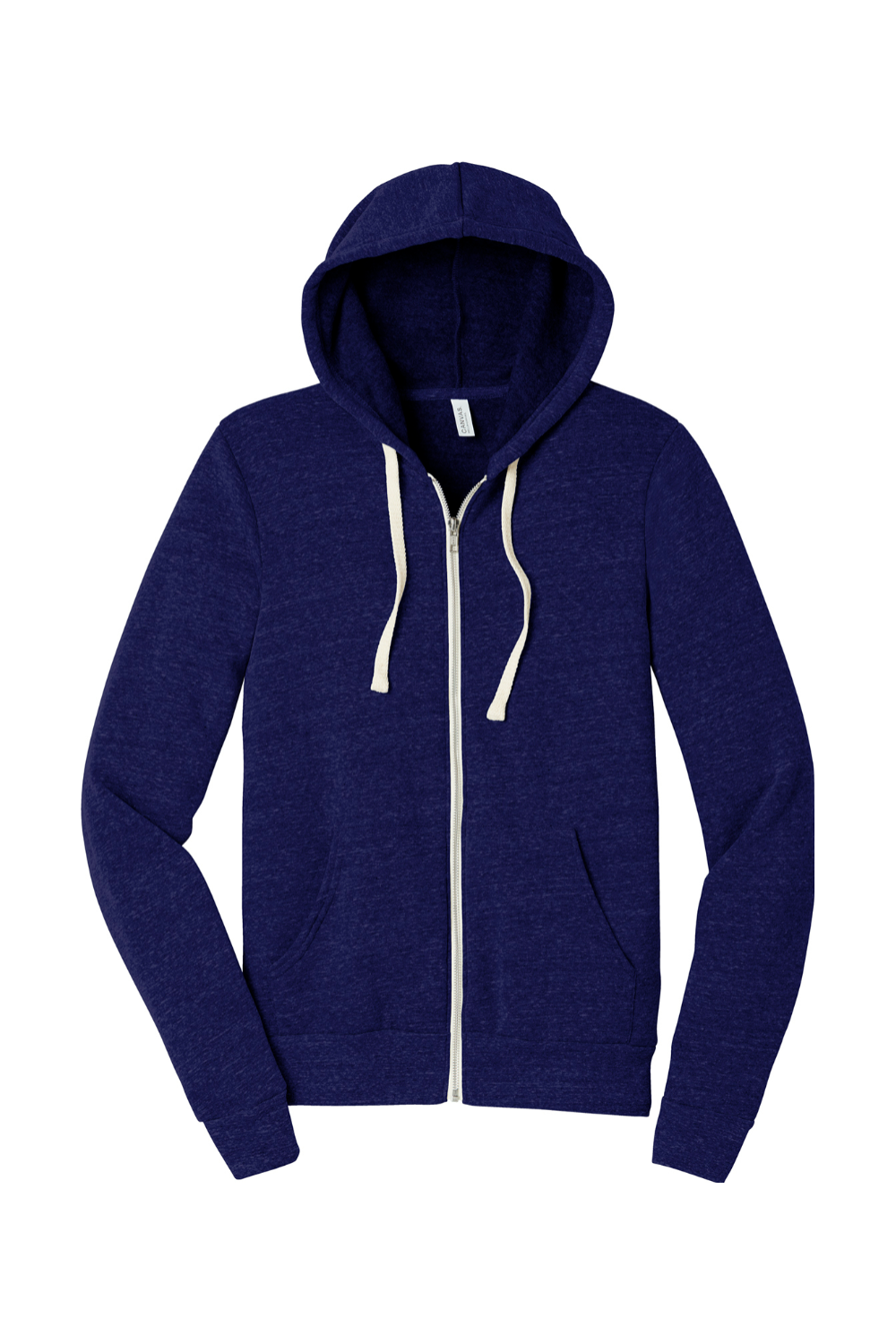 BELLA+CANVAS Unisex Triblend Sponge Fleece Full-Zip Hoodie