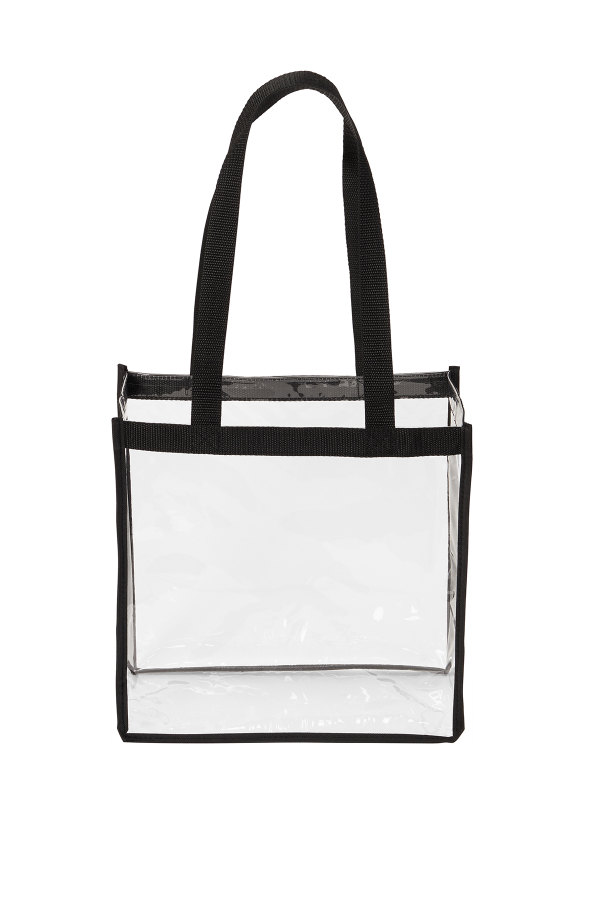Port Authority Clear Stadium Tote in Clear/ Black