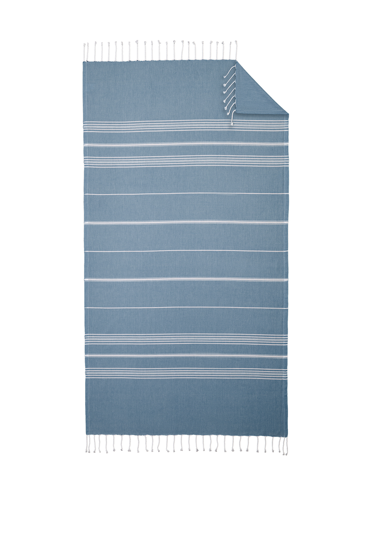 Port Authority Cali Throw in Aegean Blue/ White