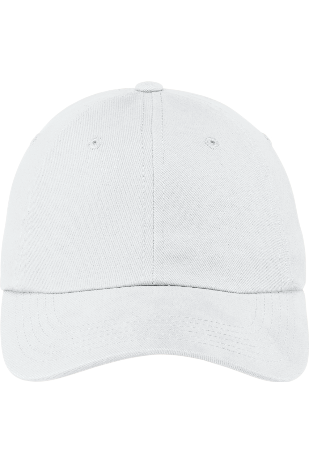 Port Authority Brushed Twill Cap in White