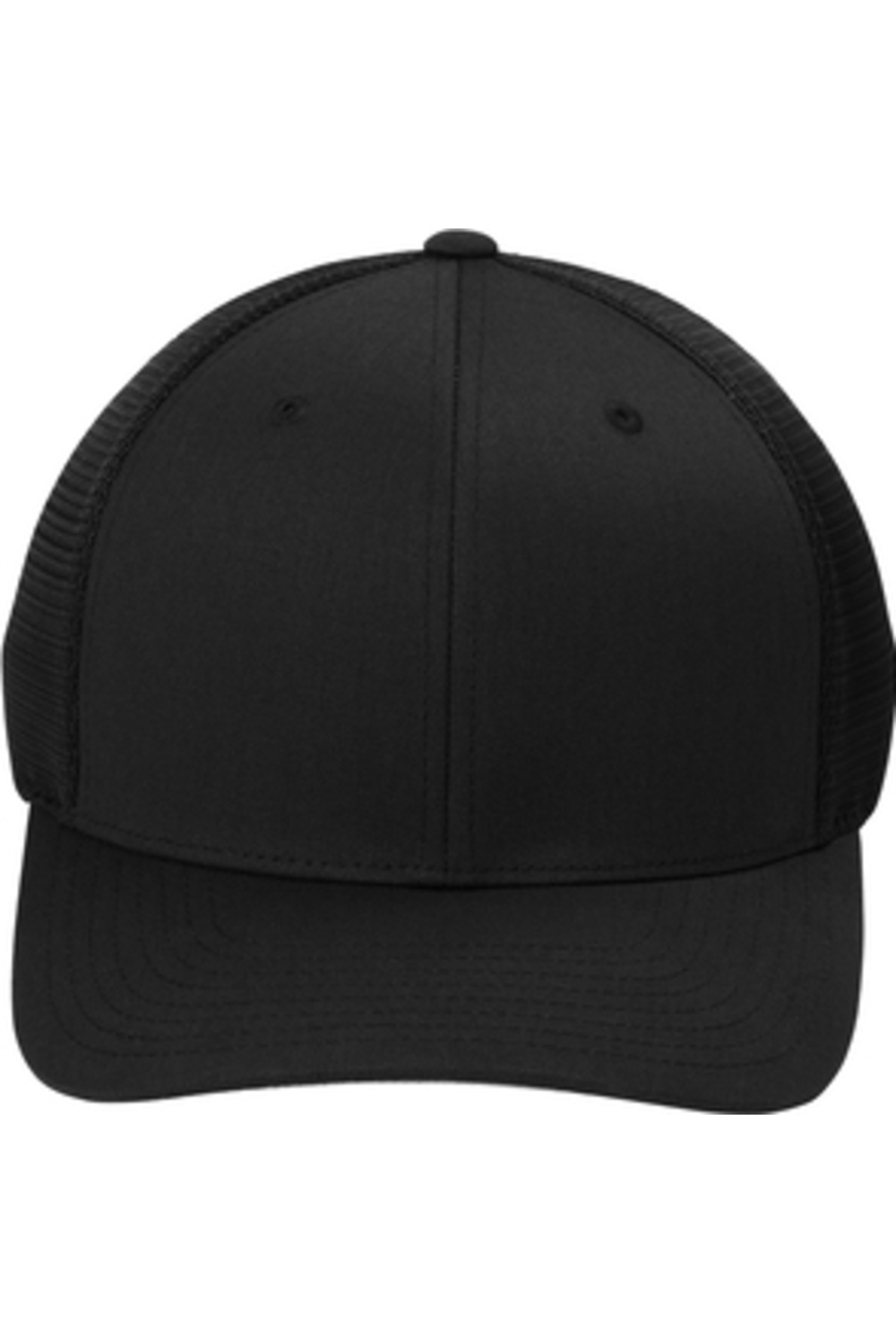Port Authority Flexfit 110 Mesh Cap in Black/ Black