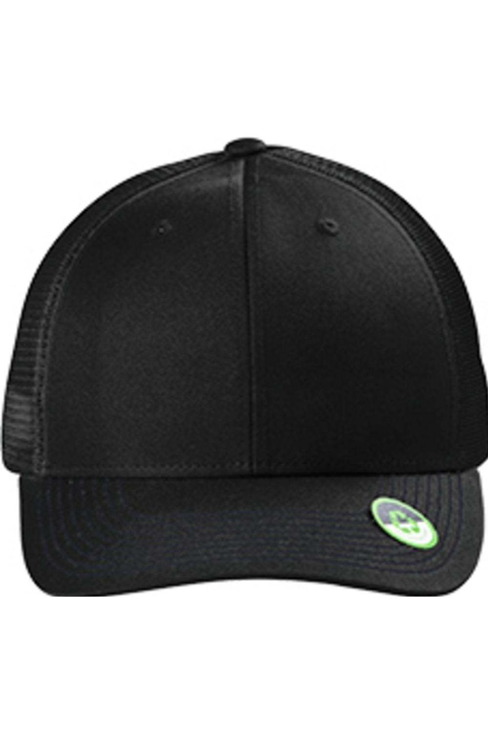 Port Authority Eco Snapback Trucker Cap (C402ECO) in Deep Black