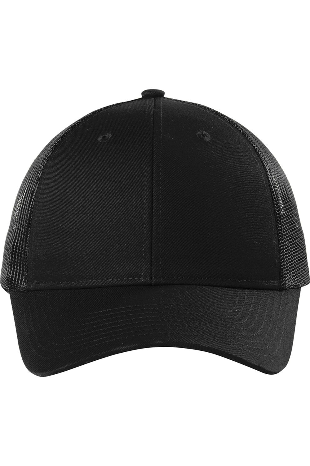 Port Authority Low-Profile Snapback Trucker Cap (C402LP) in Black