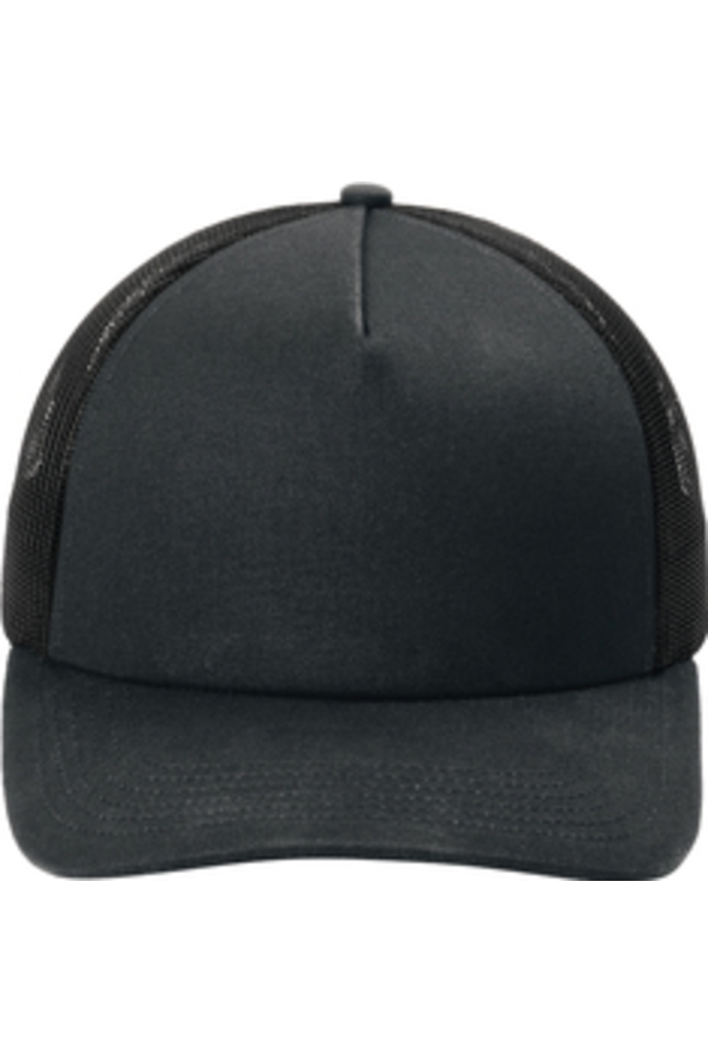 Port Authority Low-Profile Snapback 5-Panel Trucker Cap (C405LP) in Black/ Black