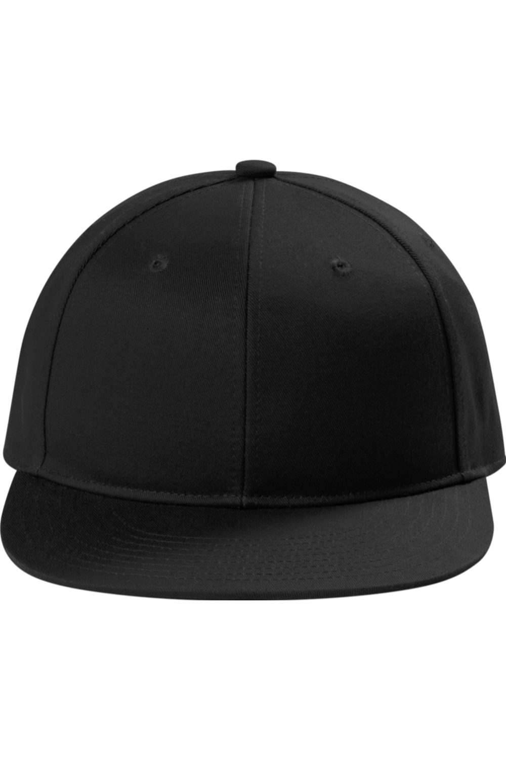 Port Authority Snapback Flat Bill Cap (C406) in Black