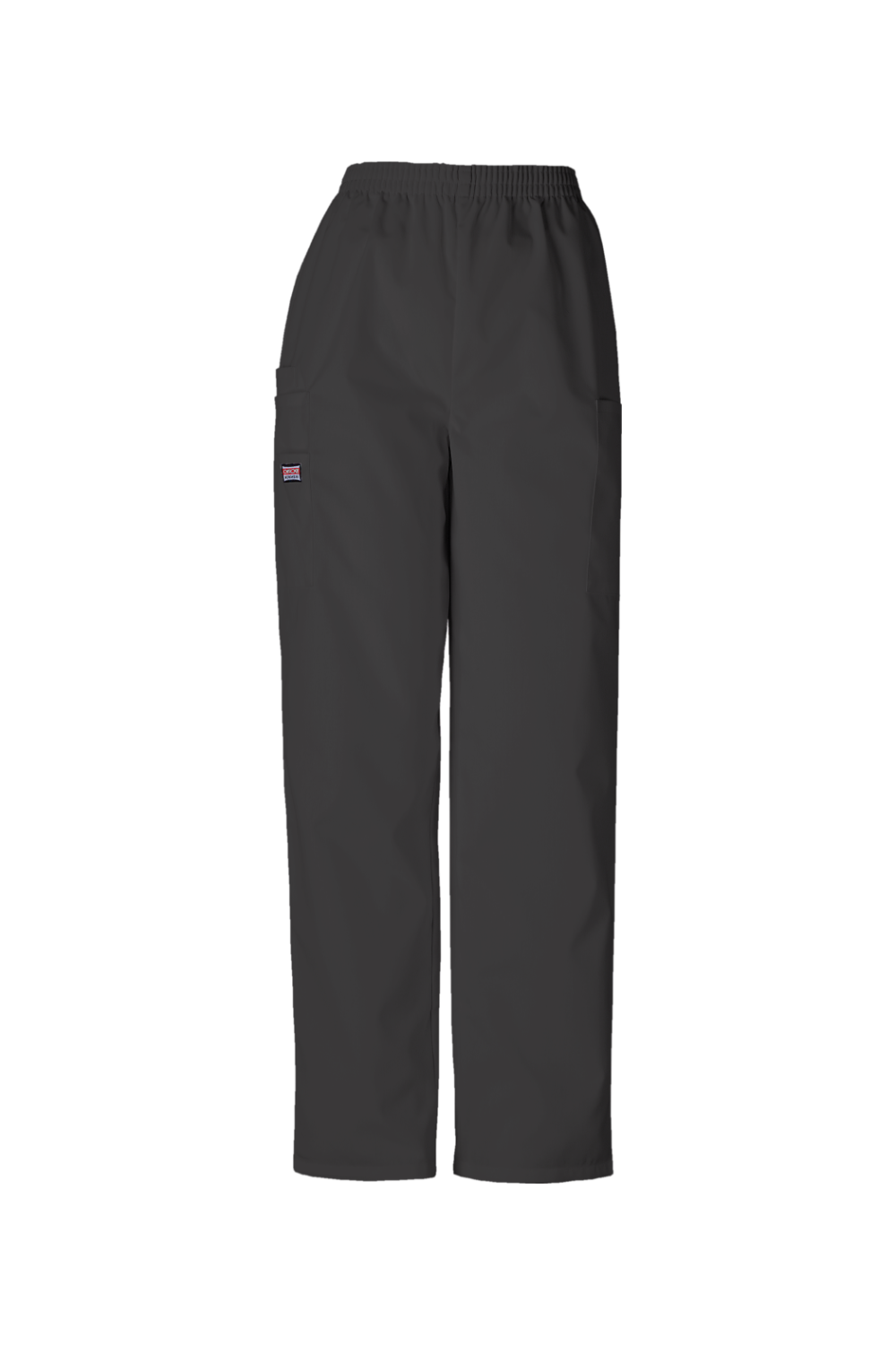 Cherokee Women's Natural Rise Tapered Pull-On Cargo Pant in Black