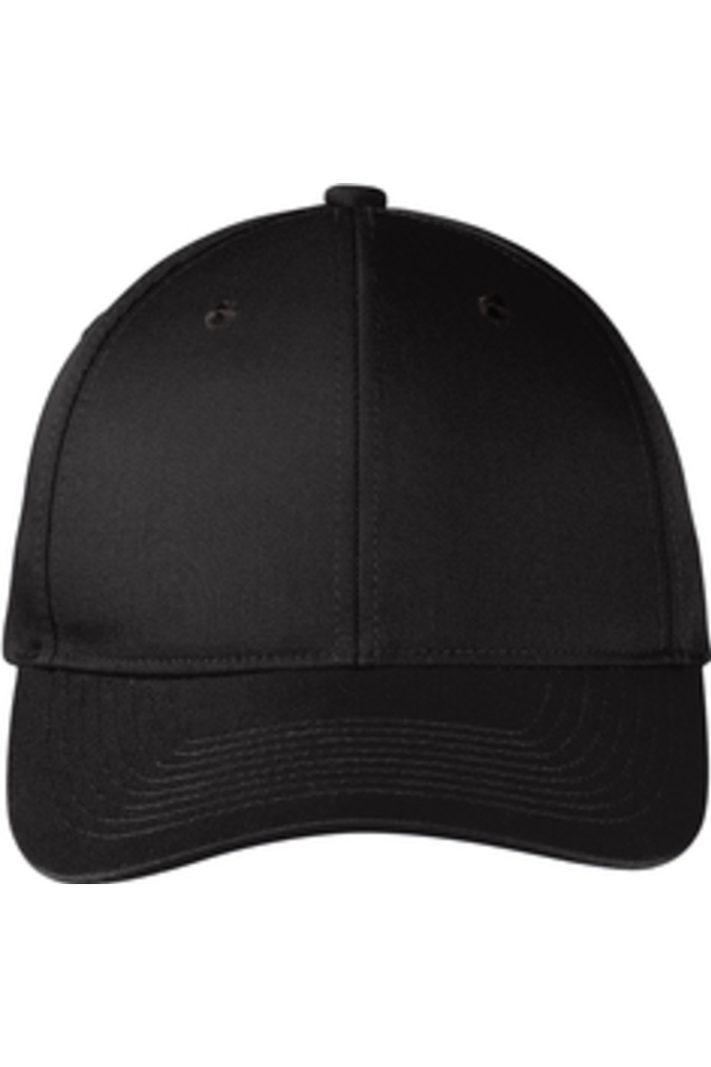 Port Authority Snapback Fine Twill Cap in Black