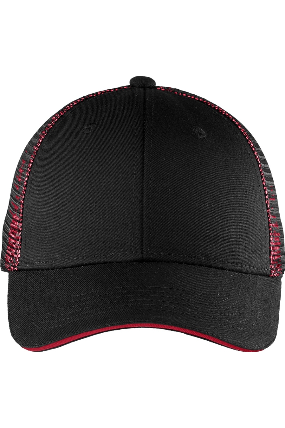 Port Authority Double Mesh Snapback Sandwich Bill Cap
