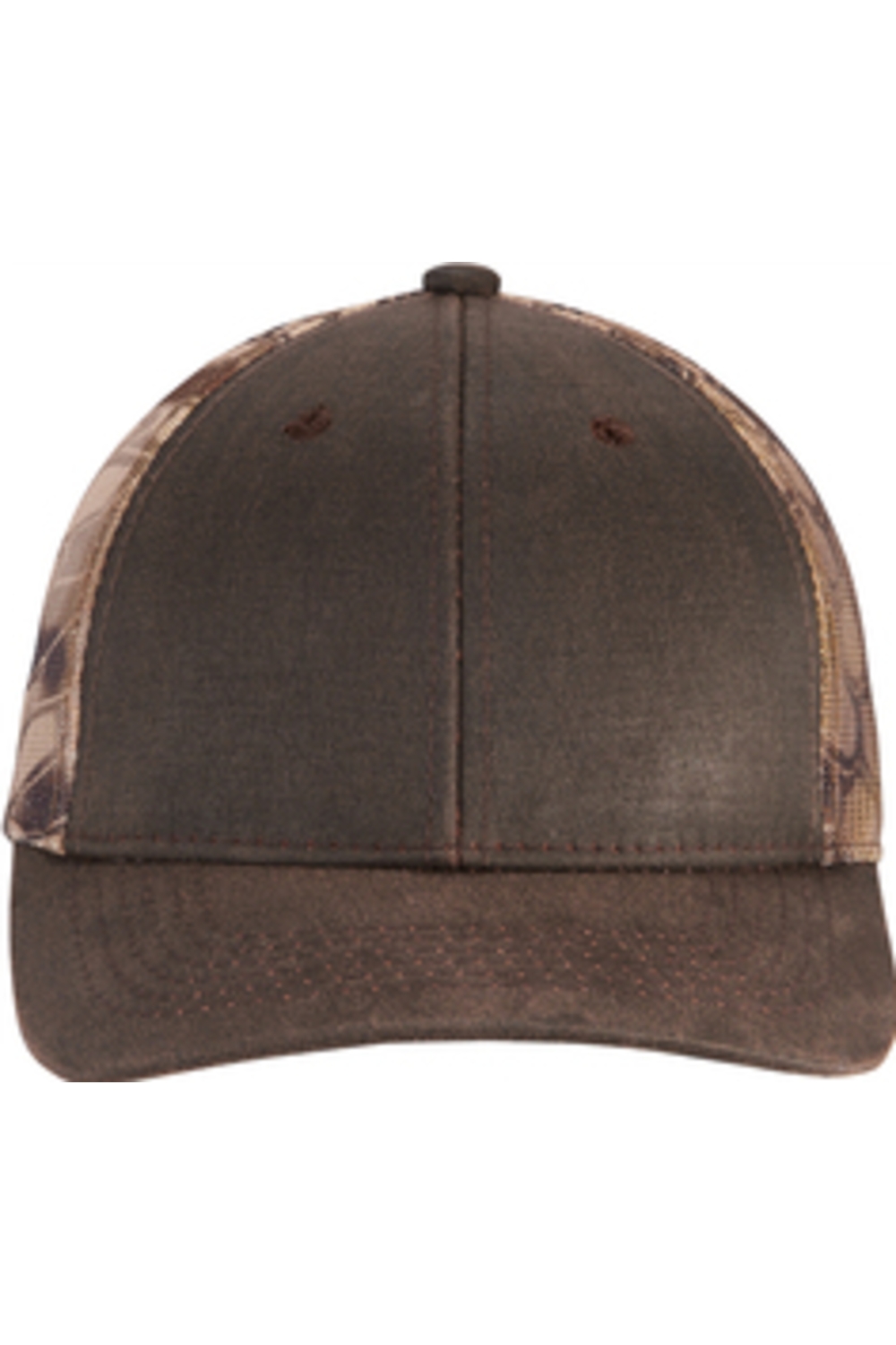 Port Authority Pigment Print Camouflage Mesh Back Cap in Kryptek Highlander/ Brown