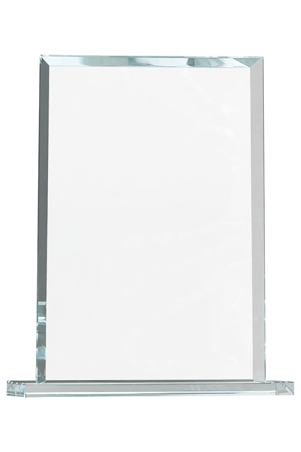 8 1/2" Rectangle Clear Glass Award