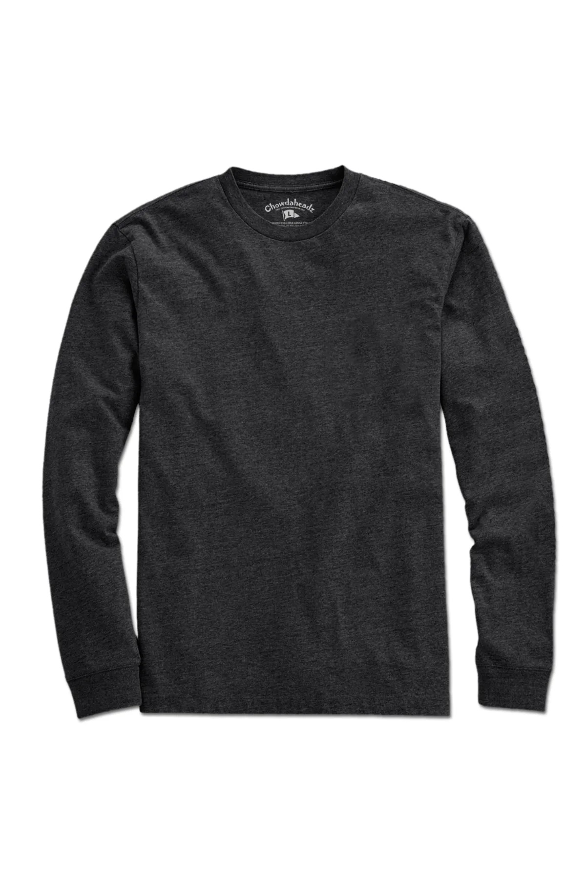 Chowdaheadz Long Sleeve T-Shirt in Charcoal