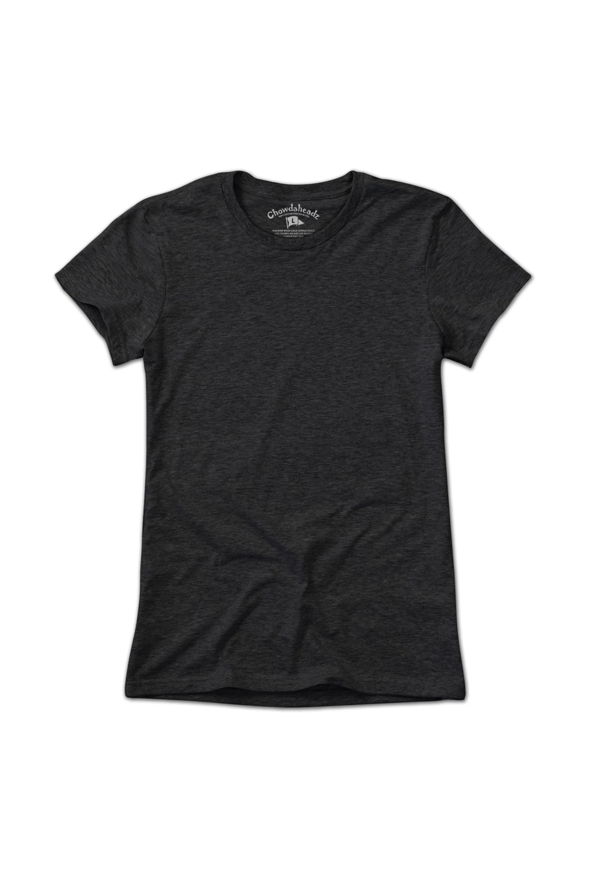 Chowdaheadz Ladies T-Shirt in Charcoal