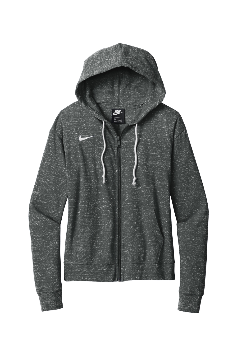 Nike Ladies Gym Vintage Full-Zip Hoodie in Team Anthracite