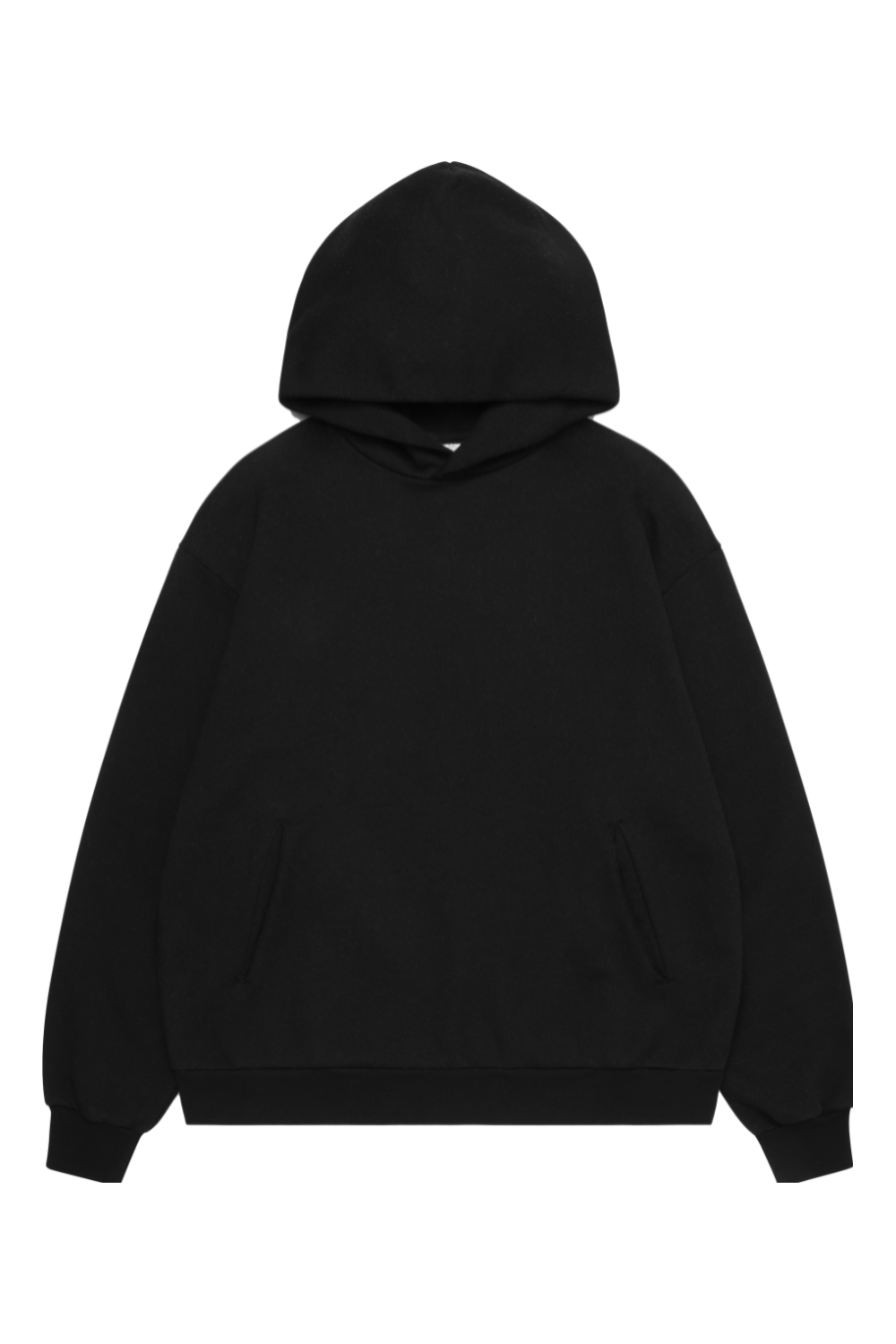 Colour Plane Heavyweight Hoodie in Black