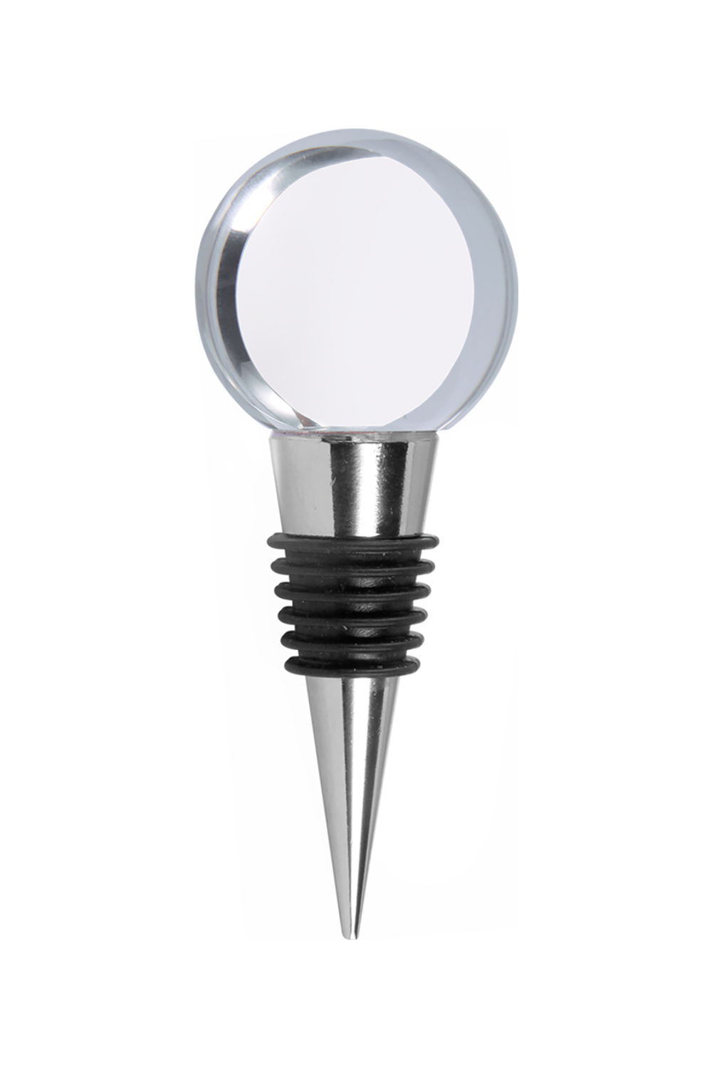 3 7/8" Crystal Wine Stopper