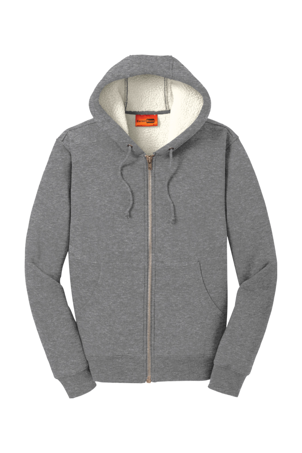 CornerStone Heavyweight Sherpa-Lined Hooded Fleece Jacket